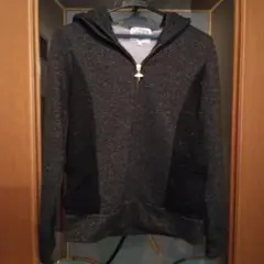 最終値下げ。Arnold Palmer ラメ入り黒フルジップパーカー