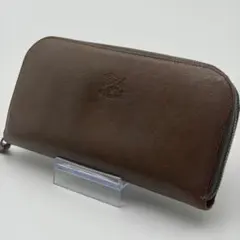IL BISONTE 長財布 ラウンドファスナー ブラウンのサムネイル