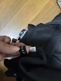 DAZZY ノースリーブ チェック柄 ひざ丈ワンピース