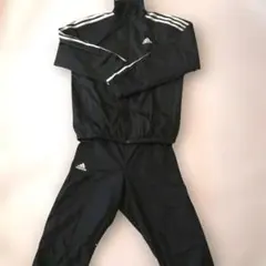 adidas 黒 ジャージ М