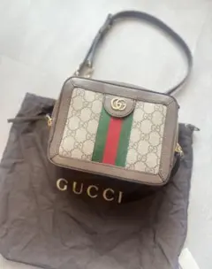 【美品】値下げしました!! Gucci GGキャンバス ショルダーバッグ