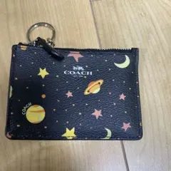 COACH 宇宙柄 コインケース　カードケース