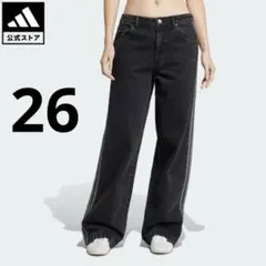 adidas アディカラー デニム スリーストライプス トラックパンツ 26のサムネイル