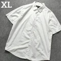 ロカウェア 半袖シャツ XL ホワイト 白 リップストップ 薄手 涼しいゆるだぼのサムネイル