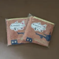 【非売品】JAL オリジナル UCHINO ミニタオル 2枚のサムネイル