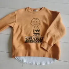 coen コーエン PEANUTS チャーリー・ブラウン トレーナー130㎝