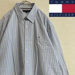 TOMMY HILFIGER トミーヒルフィガー マルチストライプ BDシャツ