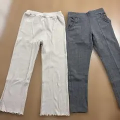 アプレレクール　ZARA リブ編みパンツ 130 まとめ売り