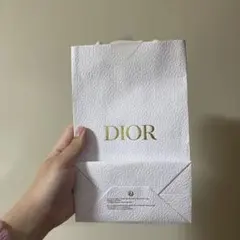 Dior ホワイトショッピングバッグ