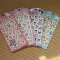 toktok　サンリオ　ステッカー　シール 4枚セット　韓国限定　正規品
