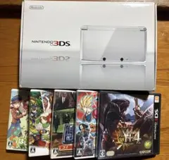 Nintendo 3DS 本体 アイスホワイト ソフト5本セット
