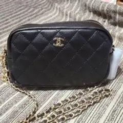 シャネル　ショルダーバッグ　ポーチ　チェーン　ノベルティ