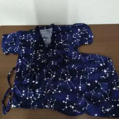 星座柄 ネイビー甚平 95cm