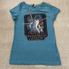 H&M DIVIDED × STARWARS ロングTシャツ　ブルー38