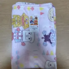 アンパンマン　お昼寝毛布　ブランケット　ひざ掛け　ピンク