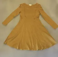 Sweet Mommy マスタード Aラインワンピース M マタニティ、授乳服