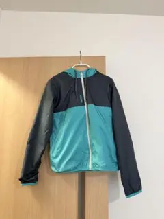 Reebok ナイロンパーカー　緑　紺