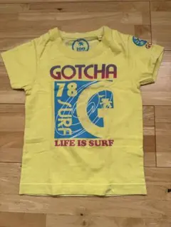 GOTCHA サーフTシャツ 100cm イエロー