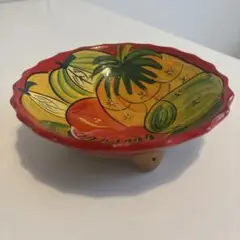 フルーツ柄小物入れ