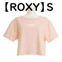 ロキシー【ROXY】半袖Tシャツ　ショート丈ワイド　ゆったりシルエット　S