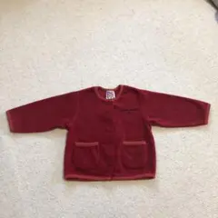 MICHIKO LONDON/ミチコロンドン　エンジ色カーディガン　90 女の子