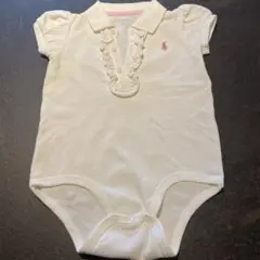 Ralph Lauren ホワイトポロシャツ 12M