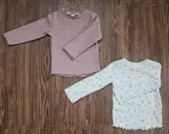 H&M　ロンティー2枚セット　6-9m