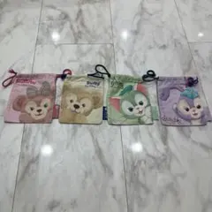 東京ディズニーシー巾着4個セット