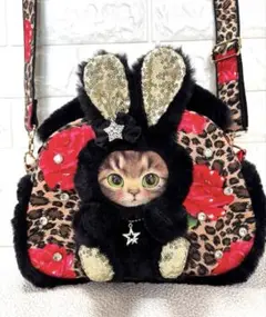 コヤンイサムチョン　ハンドメイド　ファーショルダーバッグ　サンダーちゃん