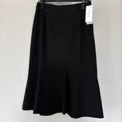 DELEGANT index マーメイドスカート　ロングスカート　黒　新品のサムネイル