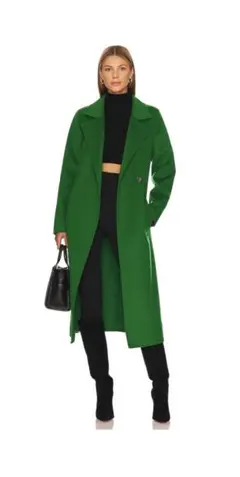 グリーン ロングコート
