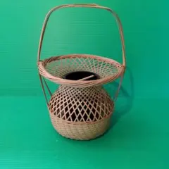 竹籠　花かご　茶道　華道　伝統工芸品