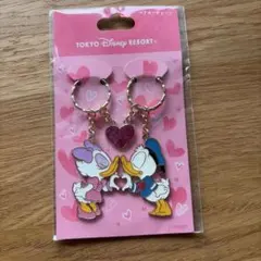 東京ディズニーリゾート ペアキーチェーン ドナルド デイジー & エコバッグ