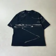 美品】FUMITO GANRYU グラフィック Tシャツ ブラック - メルカリ