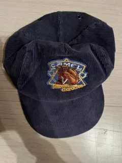 CAMEL コーデュロイキャップ ネイビー