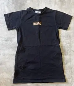 X-girl 半袖ワンピース 130 黒