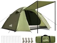 テント 2人用前室あり コンパクト キャンプテント