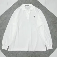 クラブハウス】美品 ポロシャツ 長袖 ホワイト クラブハウス S メンズ