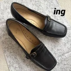 ing ベルトデザインモカパンプス・ベルトデザイン