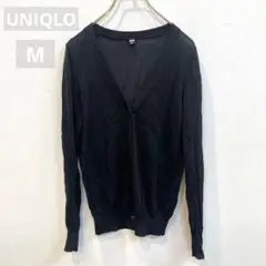【ユニクロ】ブラック カーディガン Mサイズ