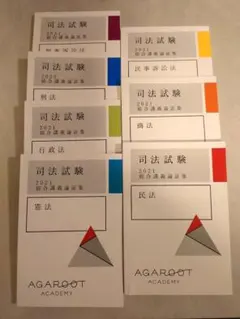 2024 総合講義論証集 アガルート 司法試験【裁断済み】　全7科目セット アガルートの司法試験・予備試験 合格論証集 民法 【第2版