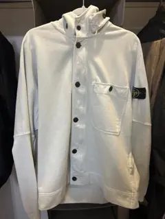 Stone Island スカイブルー　フード付きスウェットジャケットのサムネイル