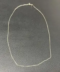 【florist】ベネチアンチェーンシンプルショートネックレス(シルバー)