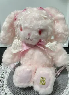 うさくみゃリュックミニミニ ピンク×エンジ タグ付き ぬいぐるみ