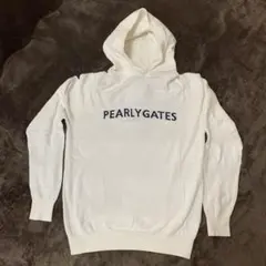 PEARLY GATES ホワイトフード付きセーター　サイズ4