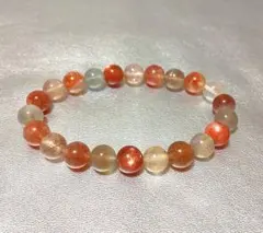 《アルーシャサンストーン☆ブレスレット》天然石　パワーストーン　日長石