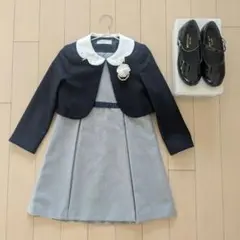 【CHOPIN】女の子 フォーマル ワンピース 卒園式 入園式 リボン パール