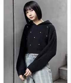 新品未使用✨ 【MURUA】スタッズデザインニット F
