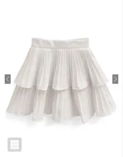 GRL フリージアインパン裏地付きプリーツティアード ミニスカート