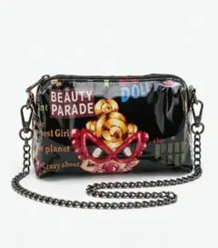 ヒス チェーン付ミニポーチ